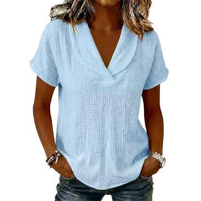 ⌛Limited-time offer-Women's Loose Fit Summer Knit Tee