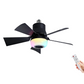 🔥💡 LAST DAY – 50% OFF!Smart Ceiling Fan Light – Bluetooth Speaker, 16M RGB Colors, E27 fit – breeze & beats in one. 🎵🌀✨