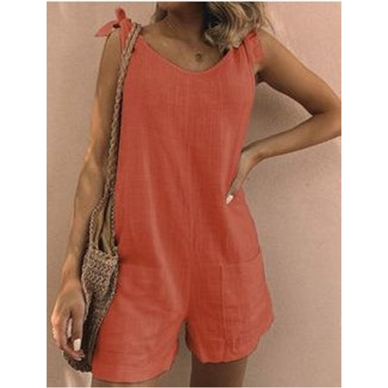 Women's Breathable Casual Sleeveless Romper