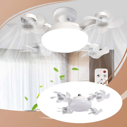 🏆LAST DAY SALE 50% OFF!! 🌬️💡Remote-Controlled LED Ceiling Fan Light🏡✨