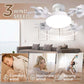 🏆LAST DAY SALE 50% OFF!! 🌬️💡Remote-Controlled LED Ceiling Fan Light🏡✨