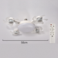 🏆LAST DAY SALE 50% OFF!! 🌬️💡Remote-Controlled LED Ceiling Fan Light🏡✨