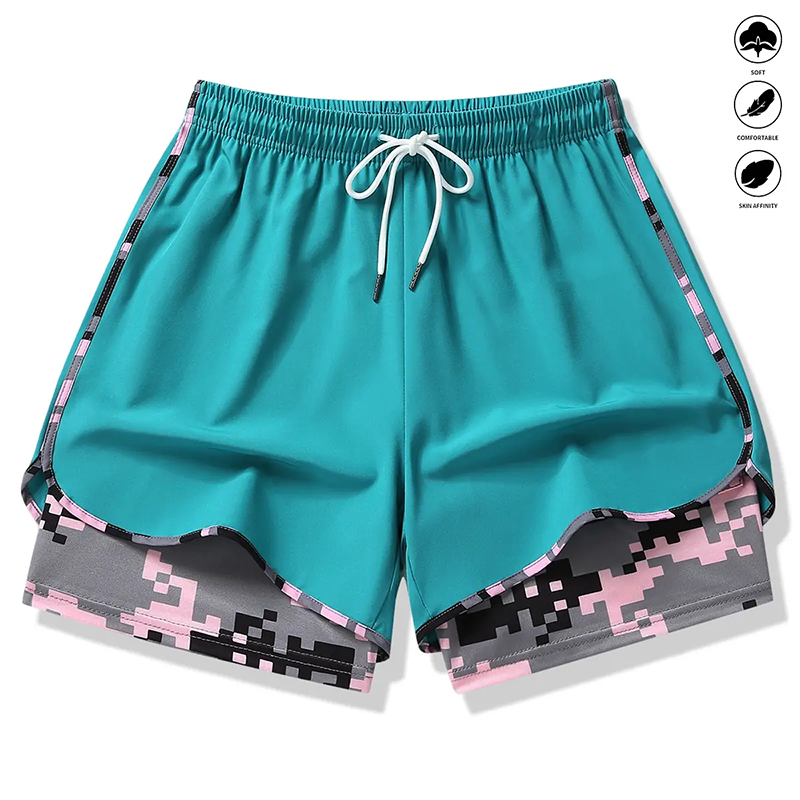 🎉 2026 Sale — Over 30,000 Sold! 🏃‍♀️ Women's Casual Athletic Shorts with Built-in Liner – 2-in-1 Design 💪