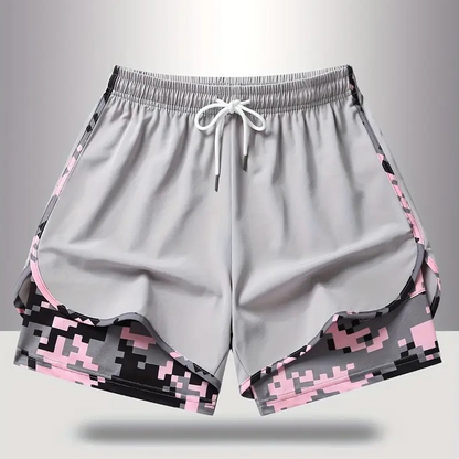 🎉 2026 Sale — Over 30,000 Sold! 🏃‍♀️ Women's Casual Athletic Shorts with Built-in Liner – 2-in-1 Design 💪