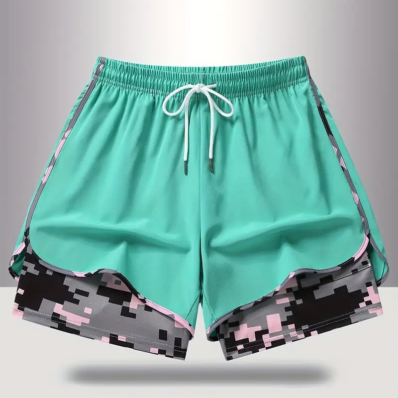 🎉 2026 Sale — Over 30,000 Sold! 🏃‍♀️ Women's Casual Athletic Shorts with Built-in Liner – 2-in-1 Design 💪