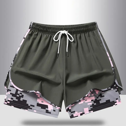 🎉 2026 Sale — Over 30,000 Sold! 🏃‍♀️ Women's Casual Athletic Shorts with Built-in Liner – 2-in-1 Design 💪