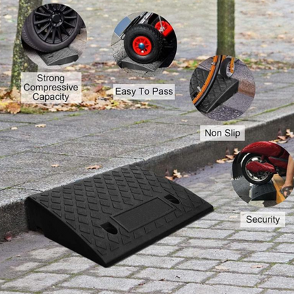 ⏳Limited-time 50% off⏰Portable Lightweight Curb Ramp for Driveways🚗🦽