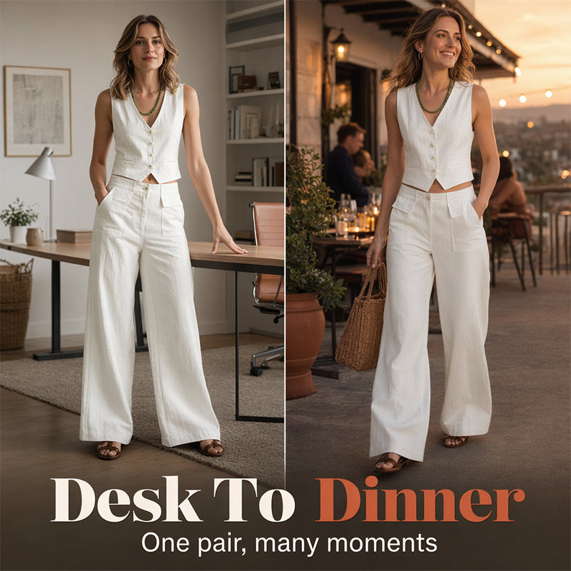 ⌛Limited-Time Offer-Women's Casual Cotton Linen Loose-Fitting Pants