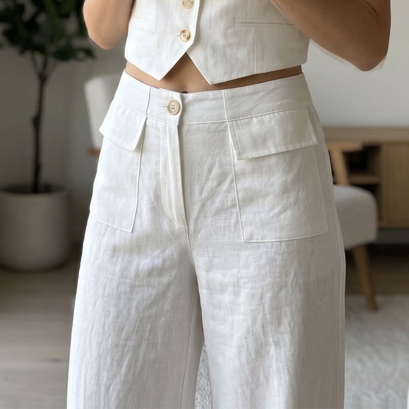 ⌛Limited-Time Offer-Women's Casual Cotton Linen Loose-Fitting Pants