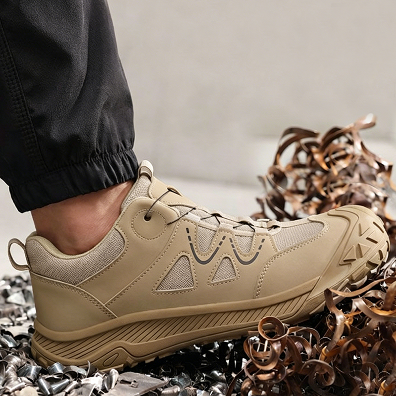 ⏳Time-Limited Special⏰Men’s Steel Toe Safety Shoes – Quick-Lace Tech • Waterproof • Slip-Resistant • All-Day Comfort 😎🛡️