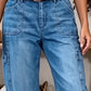 👖 50% OFF! 🌸 Women's Casual Stretchy Cropped Denim Pants – Comfortable & versatile – Perfect for casual days, summer outings or office chic – breathable and stylish ✨🌿