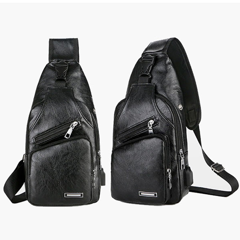 ⏳Time-Limited Special⏰Exquisite Gift - Men's Multifunctional High Quality Leather Chest Bag