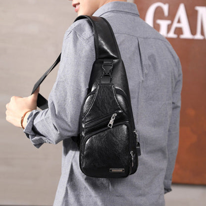 ⏳Time-Limited Special⏰Exquisite Gift - Men's Multifunctional High Quality Leather Chest Bag