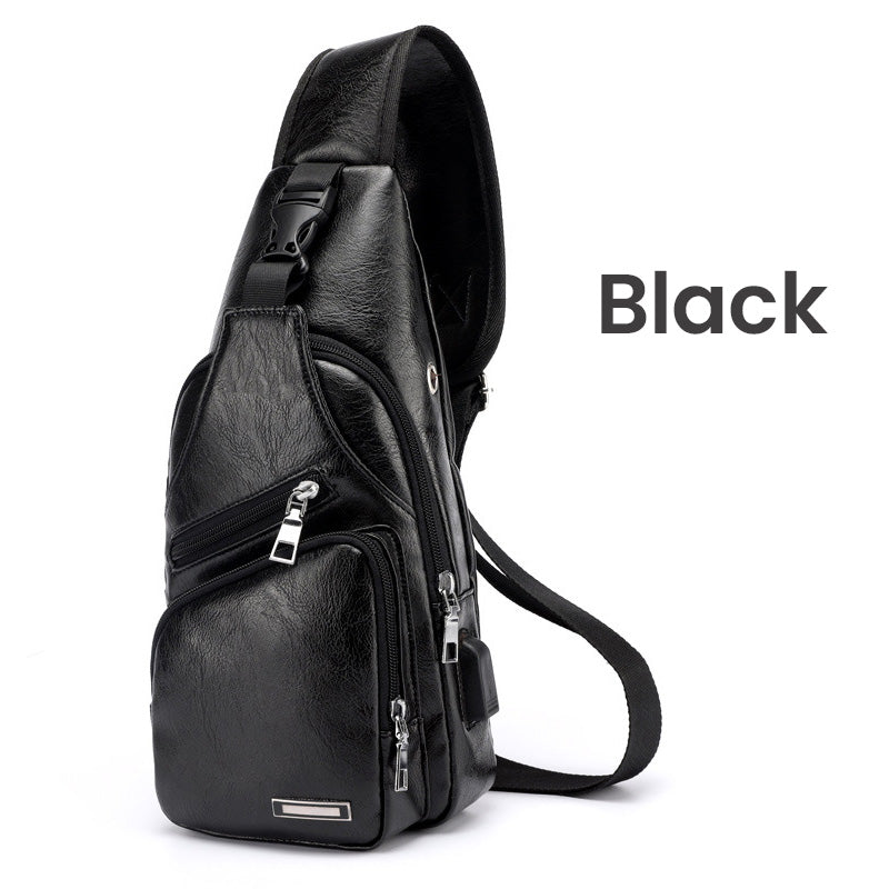⏳Time-Limited Special⏰Exquisite Gift - Men's Multifunctional High Quality Leather Chest Bag
