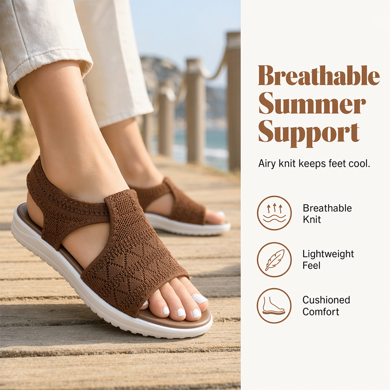 🔥New Arrivals & Best Sellers-Women's Casual Comfort Peep Toe Sandals