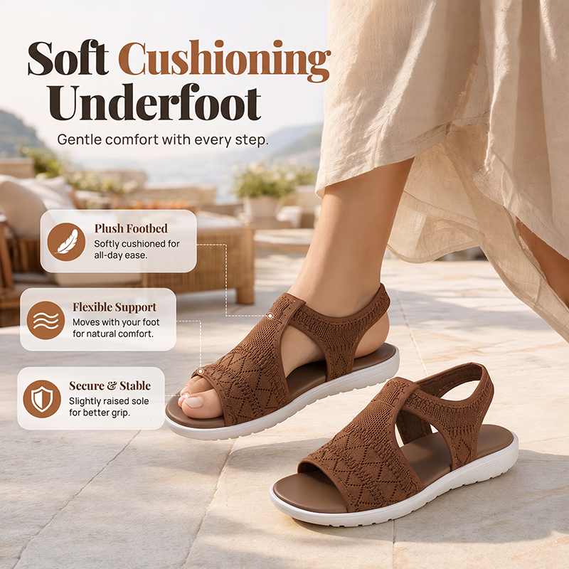 🔥New Arrivals & Best Sellers-Women's Casual Comfort Peep Toe Sandals