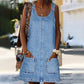 👗💙 Women’s Casual Denim Strap Dress – 50% OFF! Lightweight denim, adjustable straps, perfect for warm days and casual looks. 🔥☀️