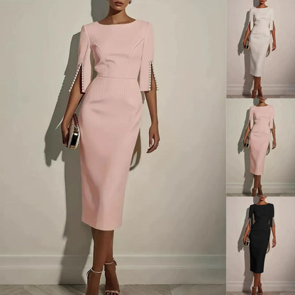✨New Arrival✨Sophisticated Pencil Dress – Straight Cut Design for Effortless