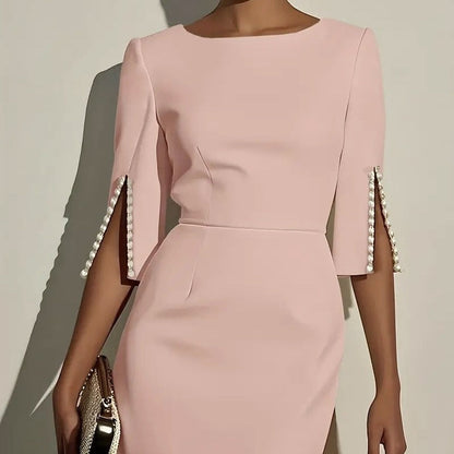 ✨New Arrival✨Sophisticated Pencil Dress – Straight Cut Design for Effortless