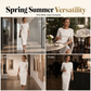 ✨Women's Slim-Fit Crew-Neck Dress– Elegant Quiet Luxury Style From Desk To Dinner 💎