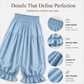 Women's Casual Ruffle Hem Lantern Pants