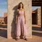 Women's Casual Ruffle Hem Lantern Pants