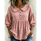 ⌛Limited-Time Offer-Women's Casual Gingham Print Top