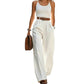 Elegant Commuter Pleated Trousers