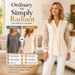 ✨Women's Lace Patchwork V-Neck Long Sleeve Top – Feminine Elegance With Everyday Comfort 🌸