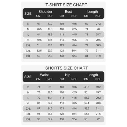 Men's Summer T-Shirt & Shorts Two-Piece Set