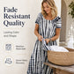Trending Now⭐💃 Flowy Tie-Dye Midi with Elegant Drape – Versatile Style for Vacations & Urban Strolls