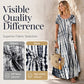 Trending Now⭐💃 Flowy Tie-Dye Midi with Elegant Drape – Versatile Style for Vacations & Urban Strolls