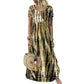 Trending Now⭐💃 Flowy Tie-Dye Midi with Elegant Drape – Versatile Style for Vacations & Urban Strolls