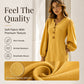 ⌛Limited-Time Offer-Women's Casual V-Neck Maxi Dress with Puff Sleeve