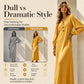 ⌛Limited-Time Offer-Women's Casual V-Neck Maxi Dress with Puff Sleeve