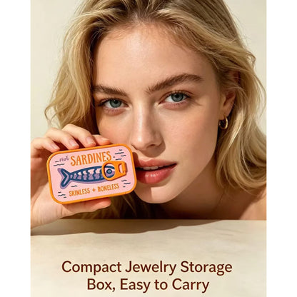 Creative Sardine Tin Jewelry Box
