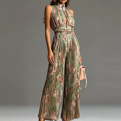 📢⏰Flowing Pleated Jumpsuit