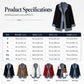 Seasonal Style🛍️Women’s Elegant Denim Spliced Ribbed Knit Coat