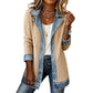 Seasonal Style🛍️Women’s Elegant Denim Spliced Ribbed Knit Coat