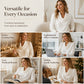 Elegant Drape Knit Sweater