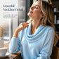 Elegant Drape Knit Sweater