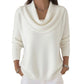 Elegant Drape Knit Sweater