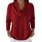 Elegant Drape Knit Sweater