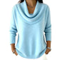 Elegant Drape Knit Sweater