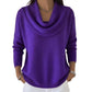 Elegant Drape Knit Sweater