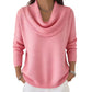 Elegant Drape Knit Sweater
