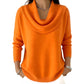 Elegant Drape Knit Sweater