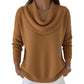 Elegant Drape Knit Sweater
