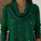 Elegant Drape Knit Sweater