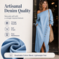 Women's Off-Shoulder Denim Dress